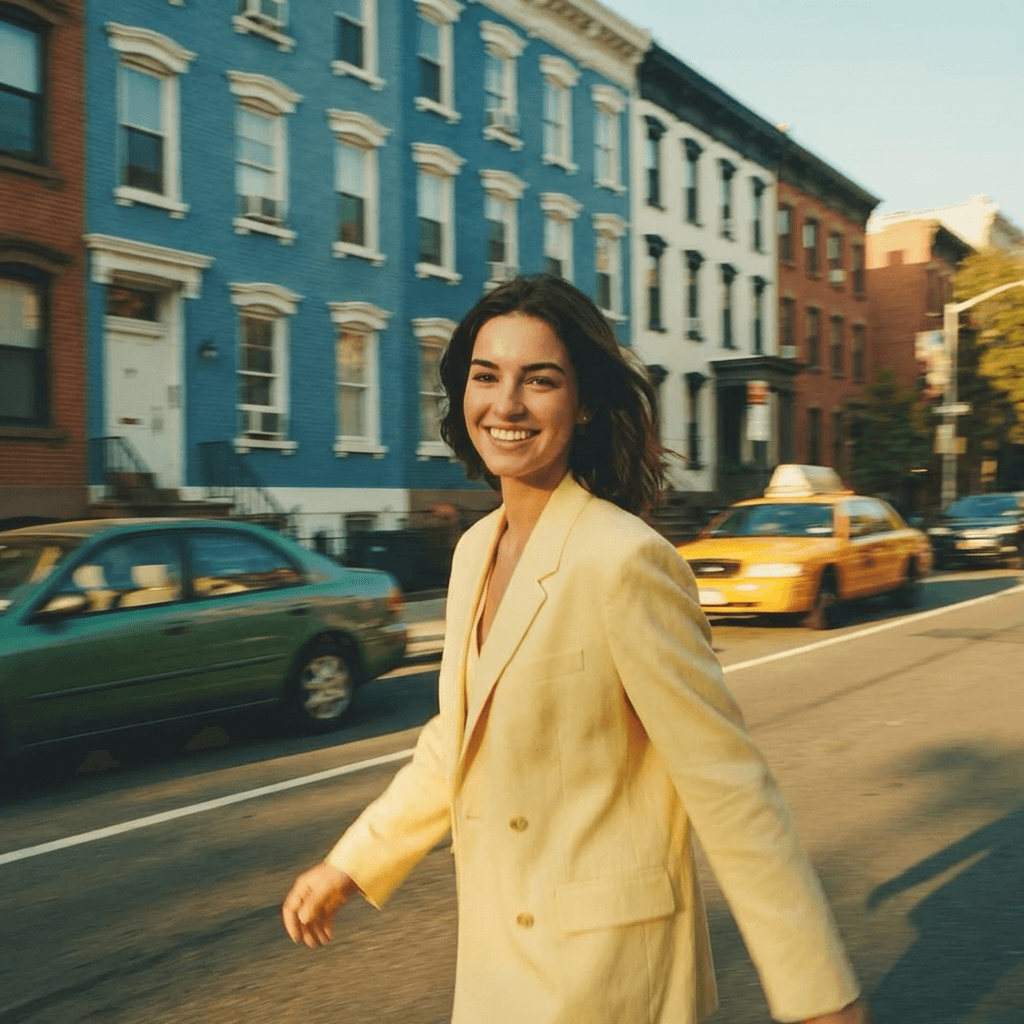 Urban Street Photoshoot With Motion Blur And Bright Daylight City Vibe